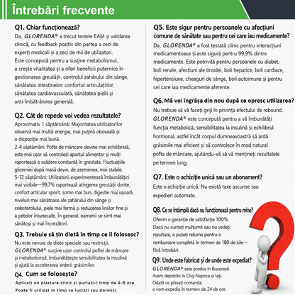 🎊Magazin Oficial | 🌿 GLORENDA® Moringa · Berberină × NAD+ Plasture Avansat Nano cu Microace 10 în 1 (Doar o dată pe zi, schimbări vizibile în 7 zile) ✅ Pentru obezitate, piele lăsată, diabet, apnee în somn, probleme articulare și multe altele（副本）